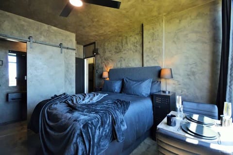 Comfortable queen size bed with quality linen and towels.  Large smart TV with wi-fi access.