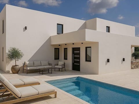 Swimming Pool, Composite Material, Outdoor Furniture, Leisure, Resort, Estate, Umbrella, Shade, Eco Hotel, Villa