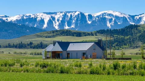 Daydream, set against the Big Hole mountains to the West on a clear summer day