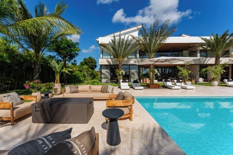 Poolside lounge area makes sunny afternoons feel relaxed, private, and easy