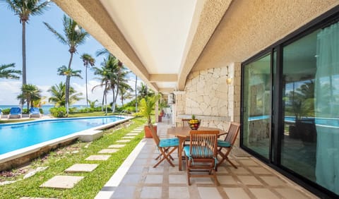 Private Poolside Patio