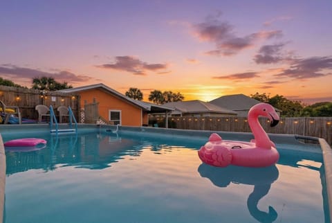 Dive into vacation mode in your own private heated pool. ☀️