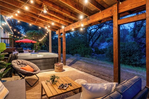 Enjoy the private views from your covered patio.