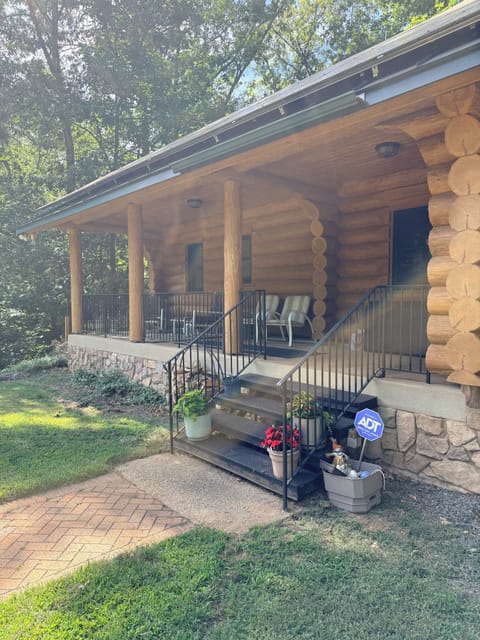 Welcoming front porch. The perfect spot for your morning coffee.