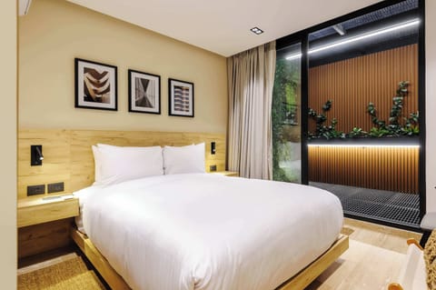 Comfortable and cozy bed