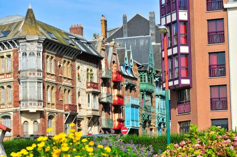 Belle Époque architecture lines the market square right outside — grab a coffee from one of the nearby shops