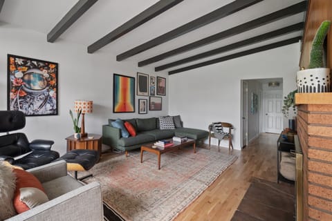 Expansive living room area. 