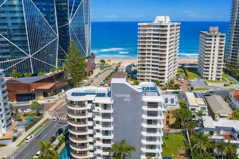 Your building, view and surrounding Surfers Paradise skyline with ocean nearby