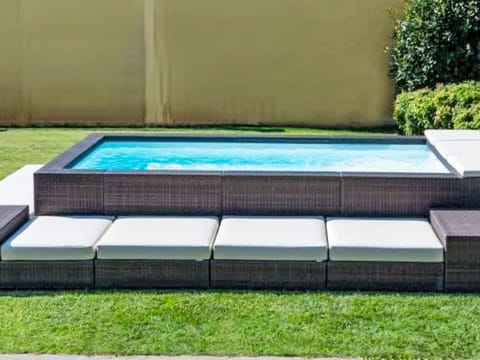 Outdoor Furniture, Furniture, Swimming Pool, Composite Material, Patio, Outdoor Table, Leisure, Garden