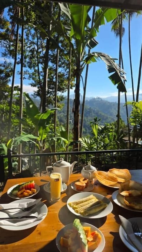 Deluxe Double Room, Balcony, Hill View | Outdoor dining