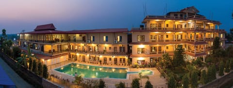 Front of property - evening/night