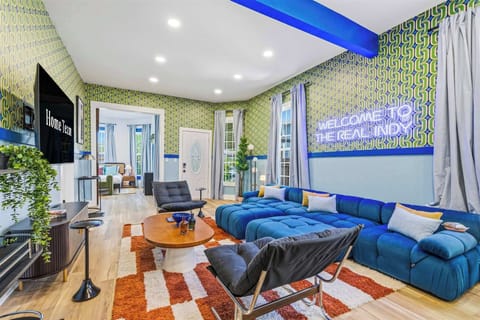 Make Yourself at Home – Our spacious living room is perfect for gathering, unwinding, and making memories.
