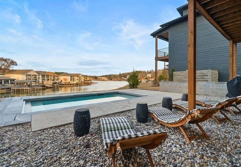 The pool offers a great place to cool down, relax, and spend a laid-back afternoon enjoying the water and the surrounding views.