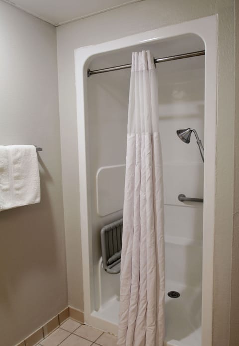 Standard Room, 1 Queen Bed, Accessible, Non Smoking | Bathroom | Free toiletries, hair dryer, towels, soap