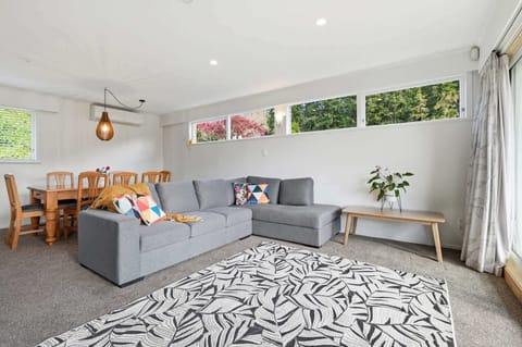 Open-plan living and dining