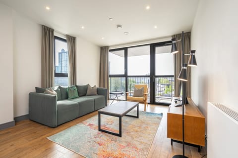 Apartment (2 Bedrooms) | Living room | 32-inch TV with cable channels