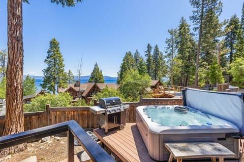 Deck with Hot Tub & View