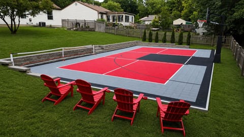 Back yard sport court