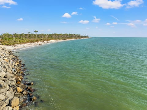 Beach nearby, white sand