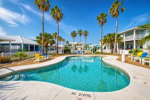Large community pool DIRECTLY across the street from the home