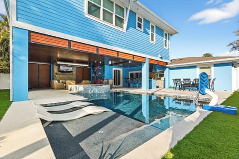 Your private backyard oasis features resort-style amenities perfect for relaxing and entertaining.
