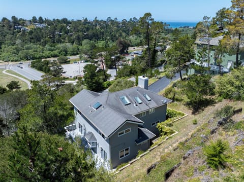 Stunning hillside retreat with sweeping ocean views.