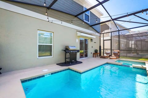 Private pool and hot tub ideal for relaxing swims and family downtime in a quiet setting