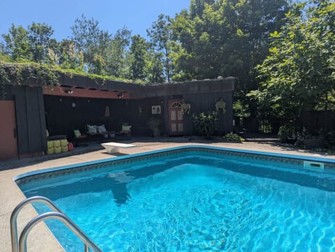 Apartment view from pool