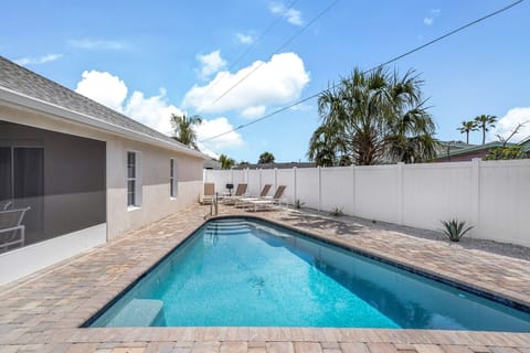 Private heated pool
