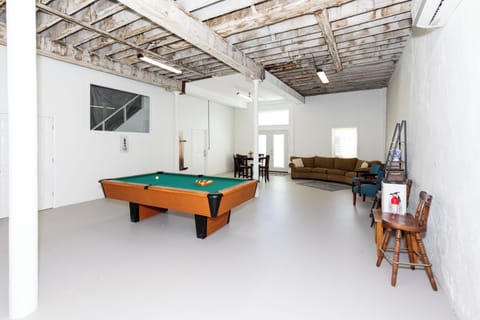Your private game room: over 1,000 sq ft of pool, ping pong, and space to hang out