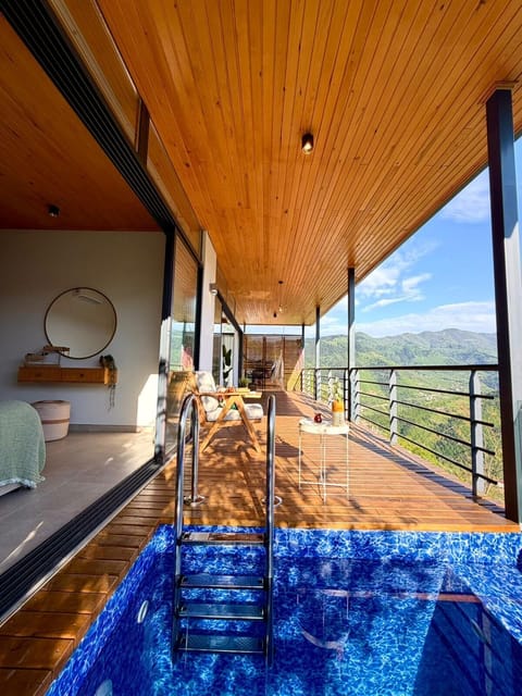 House, Private Pool, Mountain View | Terrace/patio