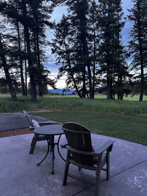 North view off porch