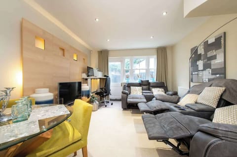 Living Room: Bright and airy space with stylish furniture, perfect for relaxation and entertainment!