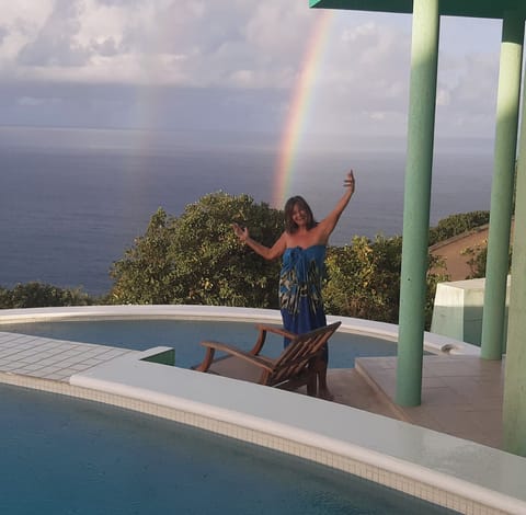 Owner Ankie catching your rainbow