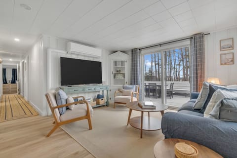 living room view towards the deck 