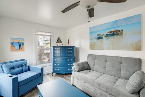 Ocean Grove Vacation Rental | 1BR | 1BA | 730 Sq Ft | 4 Steps to Enter