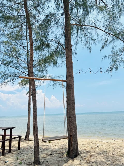Private beach