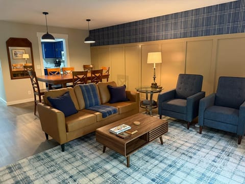 mid-century modern comfort with style