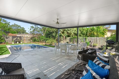 Outdoor Seating Area and pool