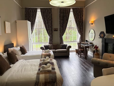 Superior Double Room, City View | Living area