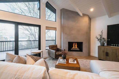 This living room is located on the main level.