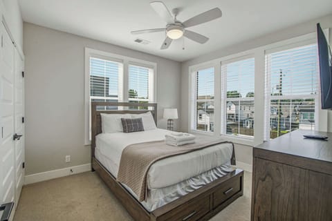Bright Bedroom, sunlit retreat with modern decor and plush bedding for restful nights!