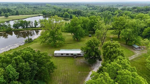 Aerial view of the property 