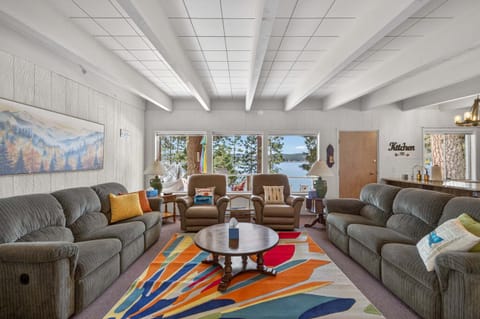 Living room- lake views