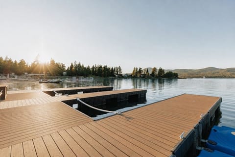 Private dock with direct lake access