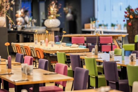 Enjoy lively seating and a relaxed, social atmosphere.