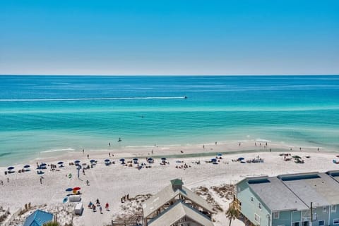The beach is calling, and Okaloosa Island is only 10 minutes away—time to trade your shoes for sand!