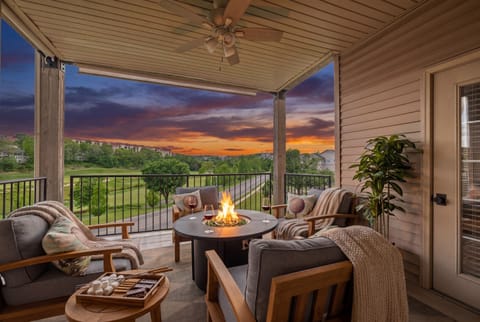 Inviting back patio! Great for morning coffee or evening drinks