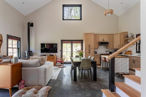 Cook, dine, and unwind in an airy and bright space made for connection