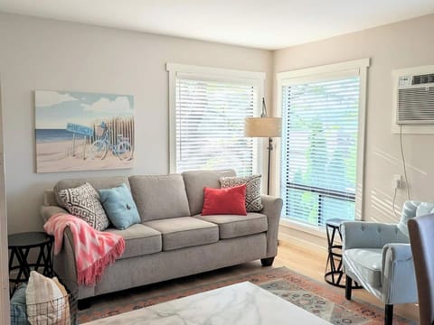 Fully newly remodeled condo! Complete with a memory foam sofa bed, Roku smart TV, ceiling fans, laminate flooring, new appliances, and more!